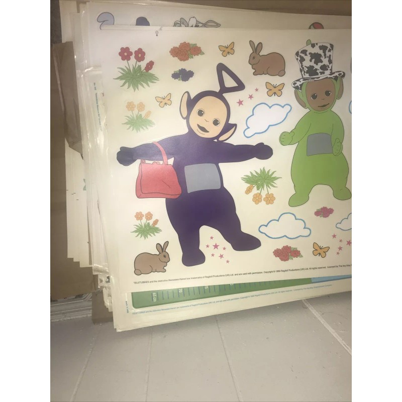 Priss Prints Teletubbies Priss Prints Rare Jumbo Stick Ups Wall