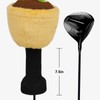 Mushroom Plush Golf Driver Headcover with Sock, Funny Golf Head