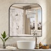 Bathroom Vanity Mirror,30" x 30" Black Metal Framed Wall Mirror