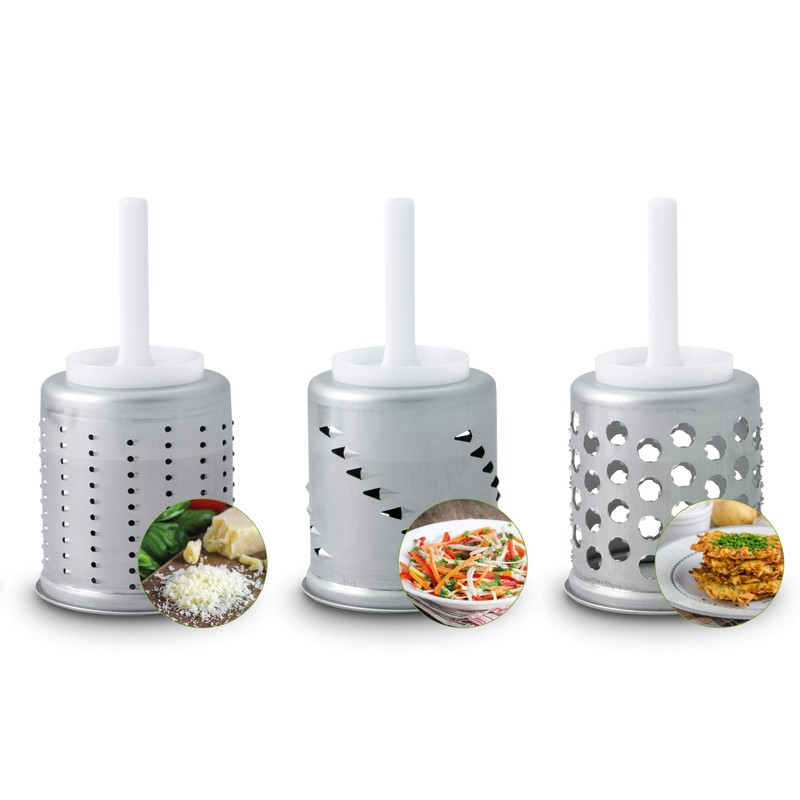 MESSERSCHMIDT Add Drum Kit EMVSC Vegetable Cutter 62010, Stainless Steel,