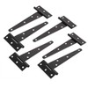 TamBee 5inch Light Duty T-Strap Hinge Gate Strap Hinge Door