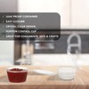 BFGLLY 50 Pack Reusable Plastic Pots, Round Food Containers, Sauce
