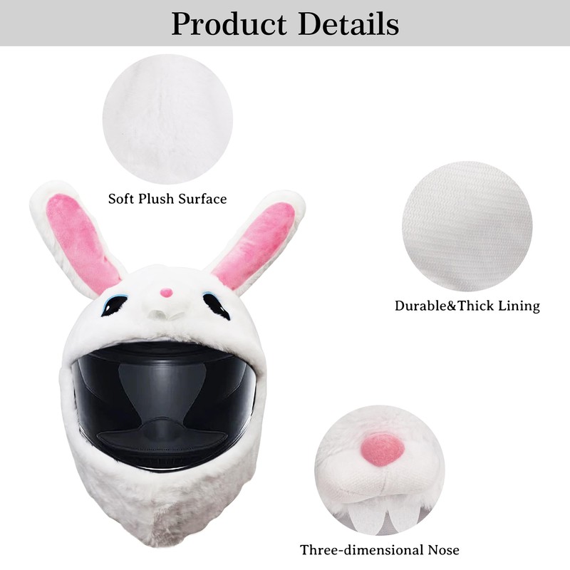 Omoojee Motorcycle Helmet Cover, Funny Helmet Decoration, Fun Rides and