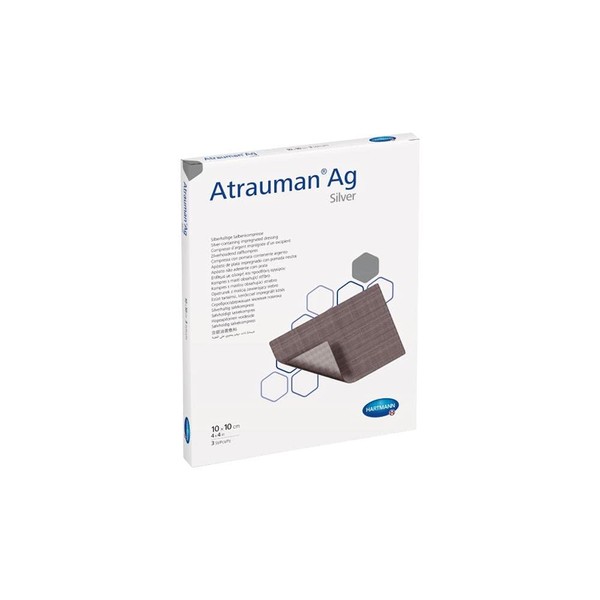 Atrauman AG Ointment Dressings 10 cm x 10 cm Pack of 10)