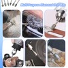 20Pcs 120-Grit diamond bit, tool accessories for dremel - 1/8"