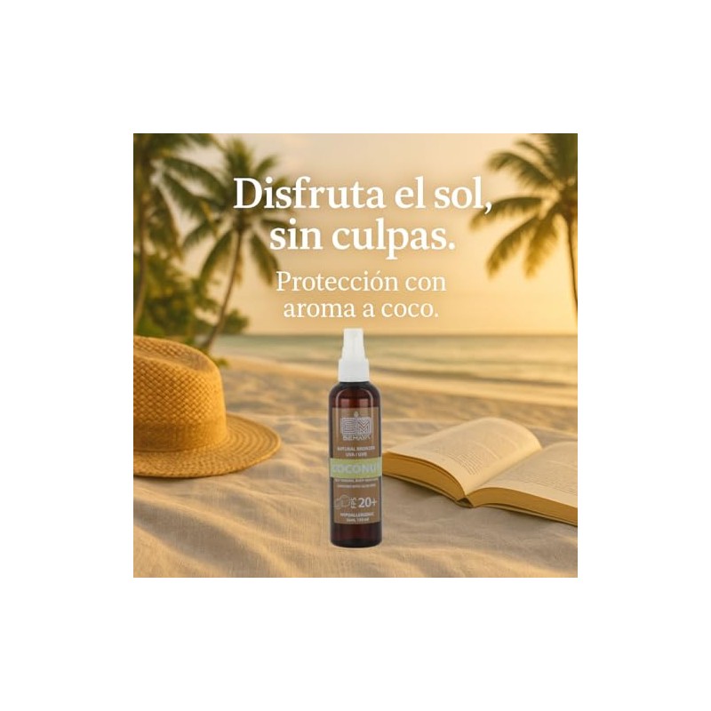 Aceite Bronceador Coconut FPS 20+ 125 ml