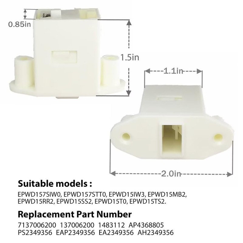 137006200 Drawer Latch Replaement for Electrolux Frigidaire Laundry Pedestal &
