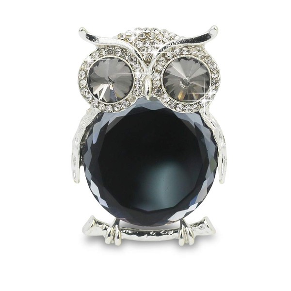 Bestbling Crystal Bling Sparking Car Fragrance Owl Car Diffusser Air