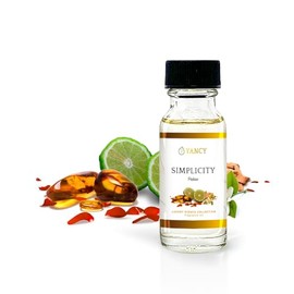 YANCY Simplicity Luxury Collection Fragrance Oil (1/2 oz), Clean Minimalist Aroma, Ideal for Diffusers, Oil Burners & Aroma Lamps, Light Fragrance for a Calm, Clear Space