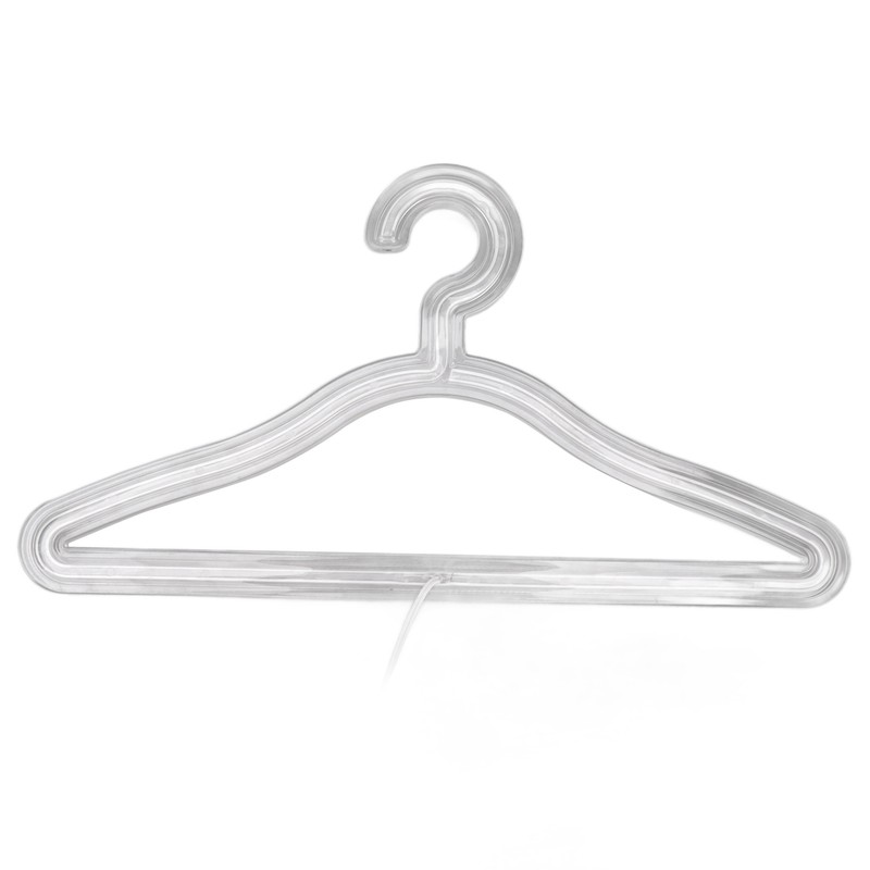 Coat Hanger LED Neon Sign Decorative Wall Hanging Sign for