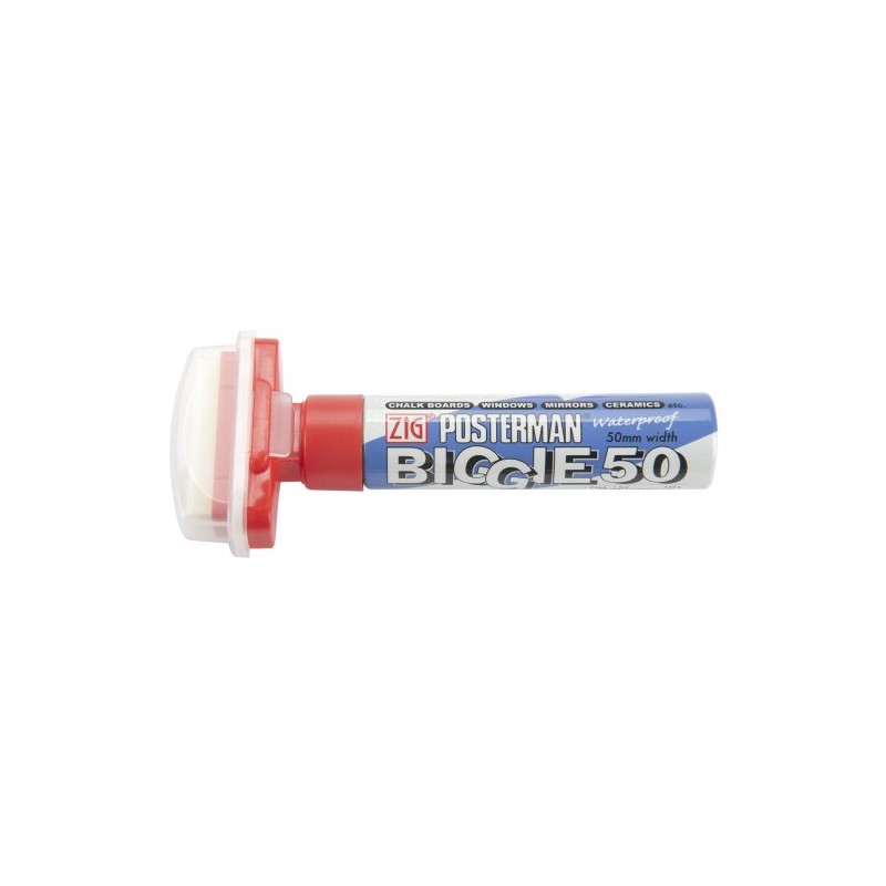 Zig 50mm Posterman Biggie Tip Marker, Red