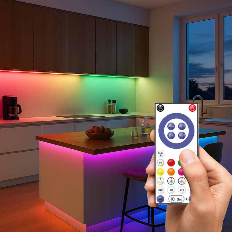CALEX LED Strip Light, 20 Meters, RGB + CCT Individual