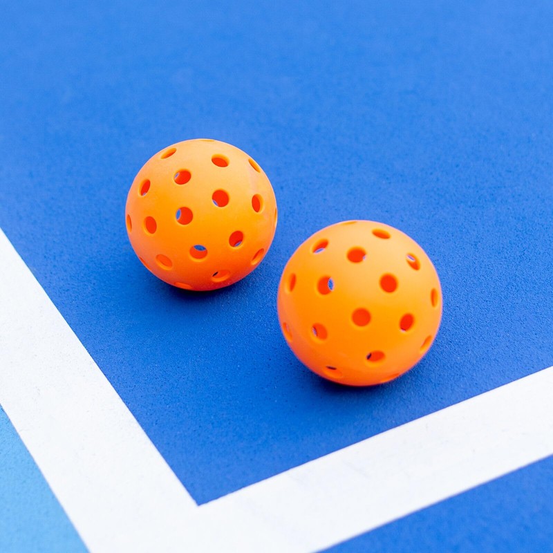 Precision Aerodynamic 40 Hole Design Pickleball Balls – 6 Pack