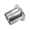 Beduan 2" Tri Clamp to 1-1/2" NPT Male Stainless Steel