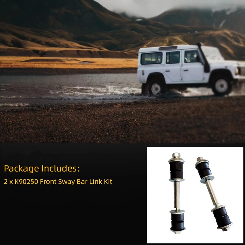 HHCM 2pc Front Sway Bar Link Kit K90250, Suspension Stabilizer