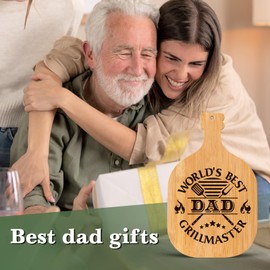 Greatabox Dad Birthday Gifts, Dad Gifts from Daughter Son, Best Presents Cutting Board Gifts for Dad Who Say Don't Waste Money But Deserve It, Gifts for Dad on His Birthday Fathers Day Christmas