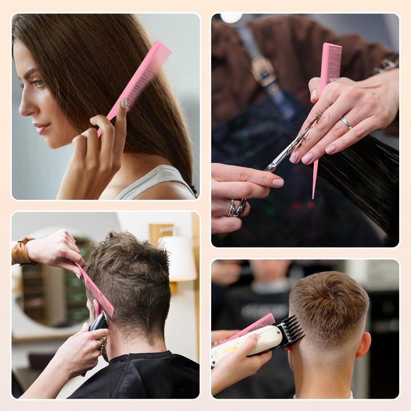 Rat Tail Comb Parting Comb：2Pcs Rat Tail Combs for Women，Fine