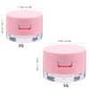 Beaupretty Estuche Maquillaje Mini Espejo Caja Polvo Suelto Portátil Viajes