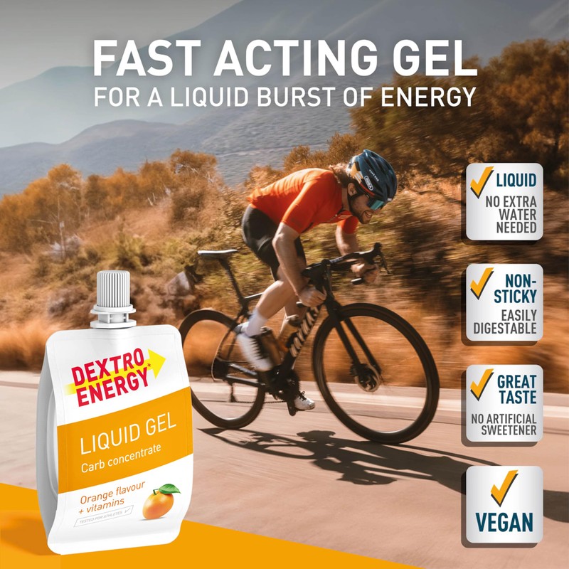 Dextro Energy DEXTRO ENERGY LIQUID GEL ORANGE + VITAMINS -