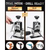 Manual Wire Stripping Machine, 2 IN 1 Drill-Powered/Hand Crank Wire