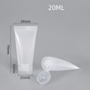 MORICOH Pack of 5 Refillable Empty Tubes, Sample Containers, Empty