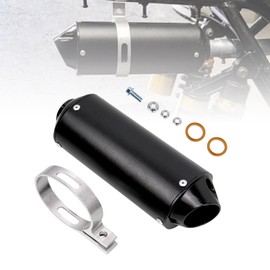 Sporacingrts Black Exhaust Muffler 26mm 1.02 inch muffler,dirt bike muffler Compatible with QUAD ATV 4 Wheeler Dune Buggy Chinese Dirt Pit Bike 125cc 110 50cc