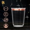 100 Pack Rose Gold Plastic Cups For Party - 10