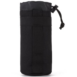 ArcEnCiel Water Bottle Pouch, Plastic Bottle, 550ml, Molle System, Compatible with Molle, Military Tactical Carry Bottle Pouch, Drink Holder, Handy Pouch, Water Bottle Case, Water Bottle Bag, For