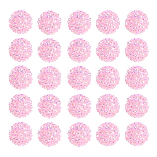 Carporay 16mm Rhinestone Beads for Pens, 25pcs Chunky Large Spacer