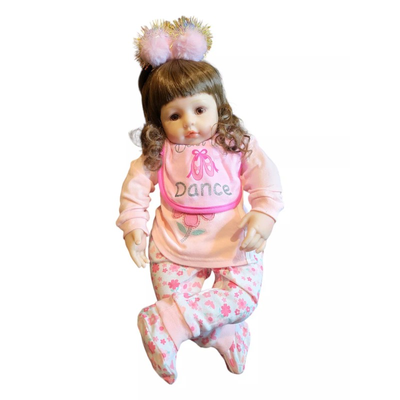 Hesstian 24-inch silicone vinyl doll with more than 10 accessories.