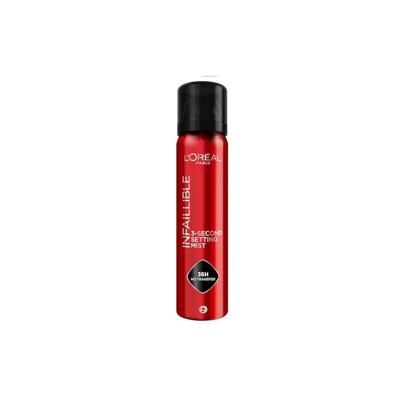 L'Oréal Paris Infallible Setting Mist Fijador de maquillaje, Regular 75ml