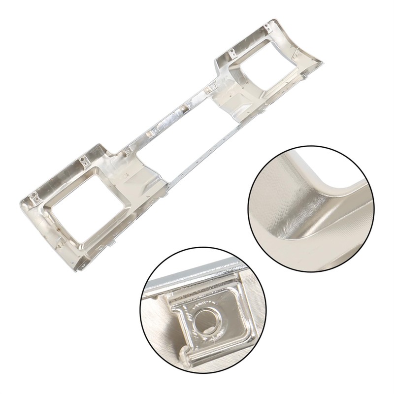 WFLNHB Chrome Front Bumper Skid Plate Panel 1 PCS Replacement