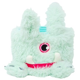 Soft Plush & Cotton Rope Toy Storage Basket for Kids - Cute Nursery Storage Basket with Cartoon Patterns - Baby Toy Organizer for Nursery, Baby Room,Playroom (Light Green)