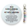 Glückswürmchen, Sorgenwürmchen handmade, Ranzenbaumler, Sorgenwurm, Worry worm, Mutmacher, Glücksbringer, Holz,