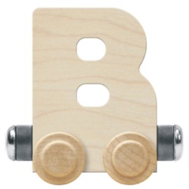 NameTrain Unfinished Letter Car B - Made in USA
