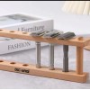 YAQI Wood Razor Holder Display Storage For 7 hole Multiple