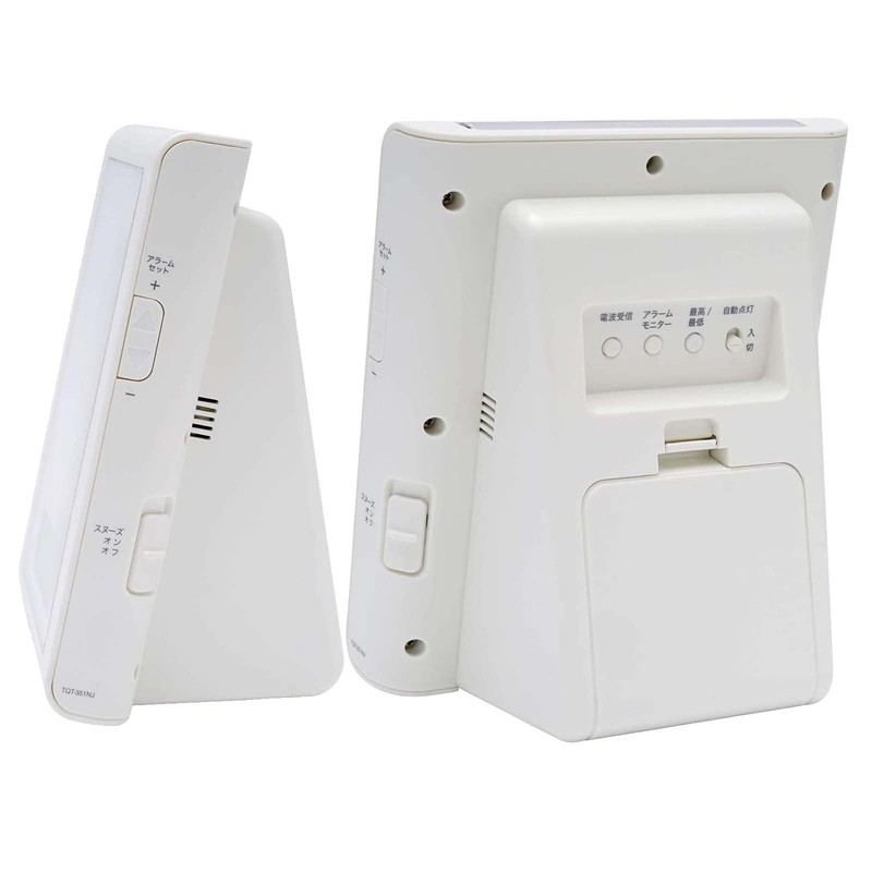 CASIO カシオ 置き時計 アナログ TQT-351NJ-7BJF ホワイト サイズ:H16×W13.7×D8.7cm