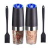 Gravity Electric Salt and Pepper Grinder Set, Battery Operated, Automatic
