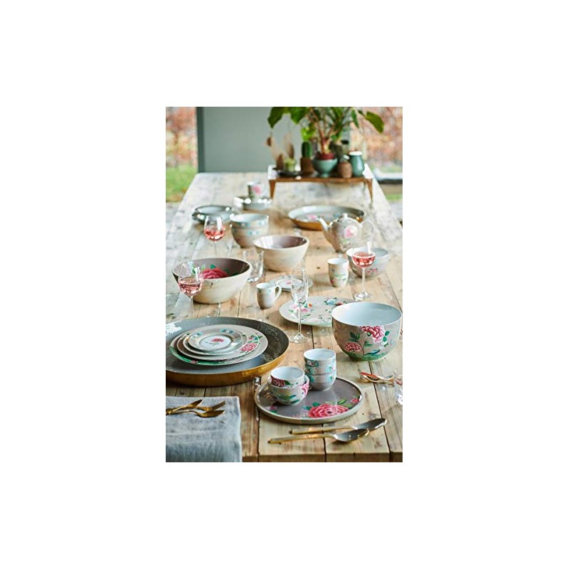Essenza Home Pip Studio 26-51001211 Blushing Birds Bread Plate Khaki