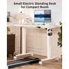 Okin Small Electric Standing Desk, 36" x 24" Whole Piece