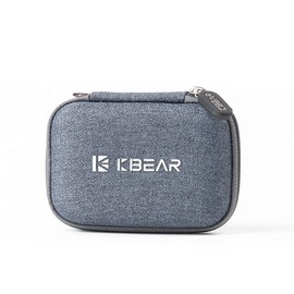 KBEAR Earphone Carrying Case -Portable Storage Box,Earpiece Accessory Bag,Resistant Heavy Pressure Shockproof Travel Electronics Organiser for Wireless Earbuds,In Ear Headphones