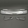 HECASA Hood Molding+Fog Light Molding+Front Bumper Valance Panel Compatible with