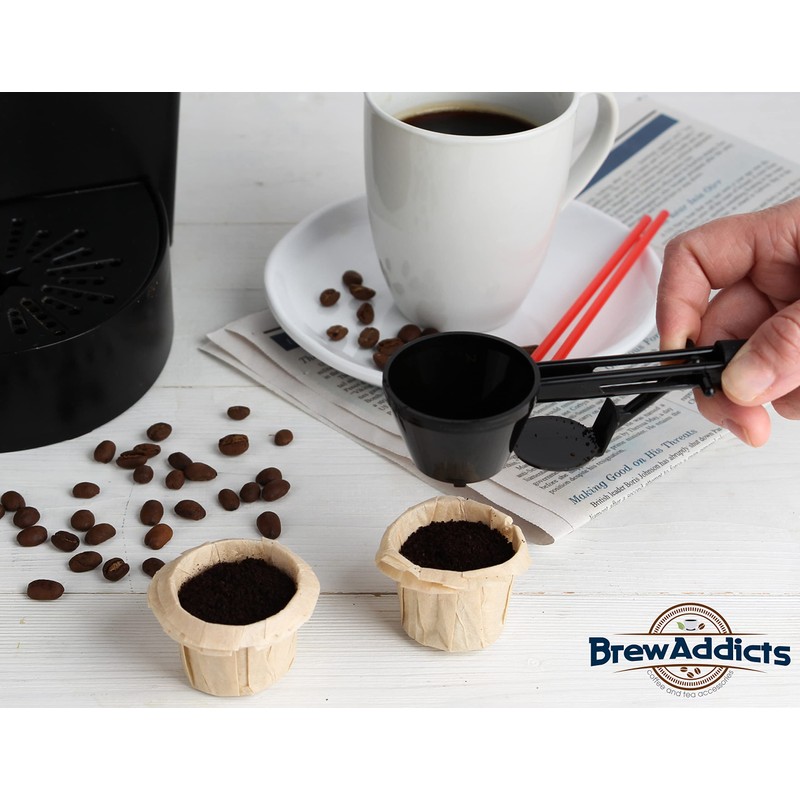 Brew Addicts Coffee Scoop Funnel for Reusable K Cups, Coffee