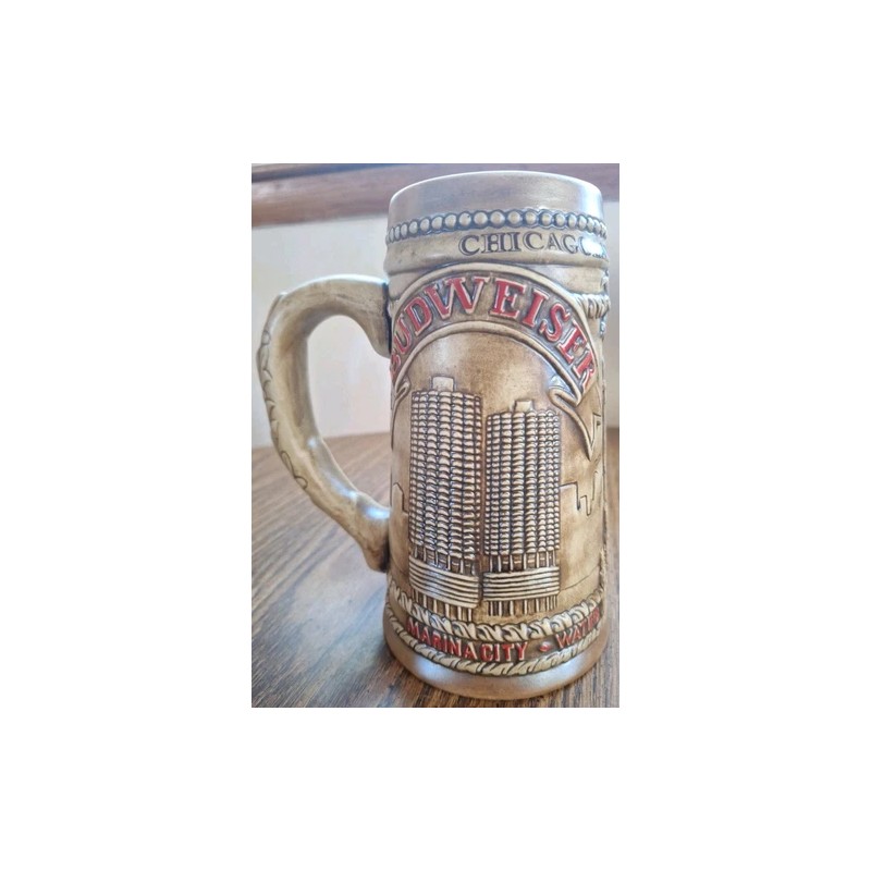 Budweiser 1981 Budweiser Chicagoland Starts Here Marina City Wrigley Bldg
