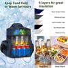 TENKIST Expandable Tactical Lunch Box, Large Insulated Lunch Cooler Bag