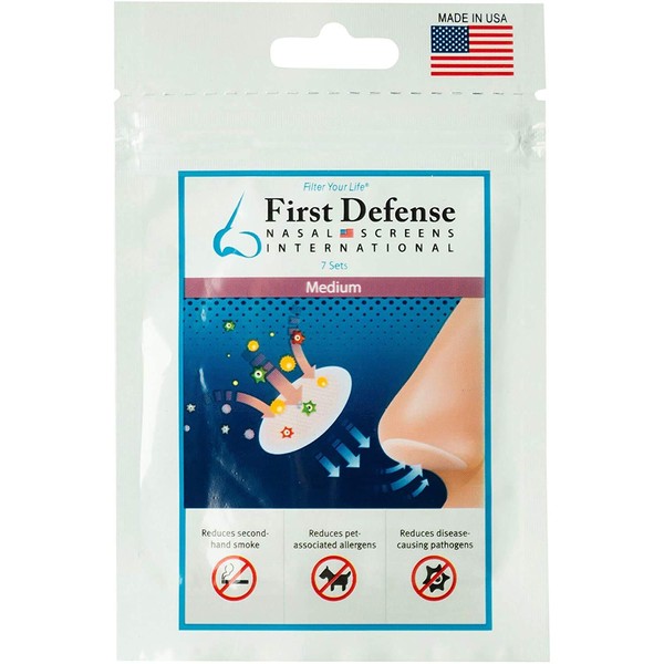 First Defense Nasal Screens (7PK Medium)