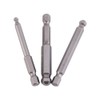 7pcs 1/4 inch hex ball screwdriver bits, 2/2.5/3/4/5/6/8 mm 65