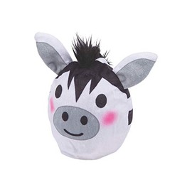 Fun Express Inflatable Stuffed Zebra Balls – Soft Durable & Fun Toy for Kids – Perfect for Playtime Parties Outdoor – Activities & Events Great for Group Games & Family Fun – Black & White – 6 Pieces