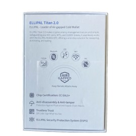 Ellipal New Sealed! Ellipal Titan 2.0 4" Crypto Cold Wallet Air-gapped w/16GB SD Grey