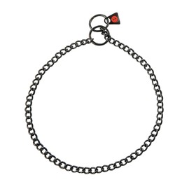 Herm Sprenger Black Stainless Steel Choke Dog Training Collar No-Pull Slip Chain for Small Medium Large Dogs for Easy Control Show Chain Collar Made in Germany 2mm 26in (65cm)